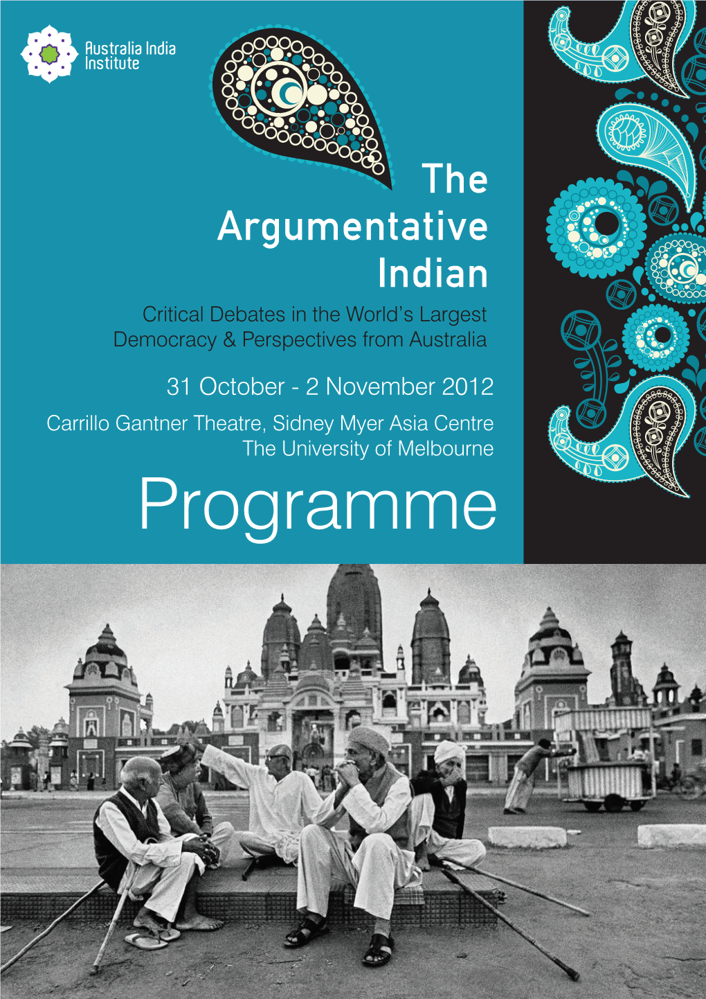 The Argumentative Indian Programme