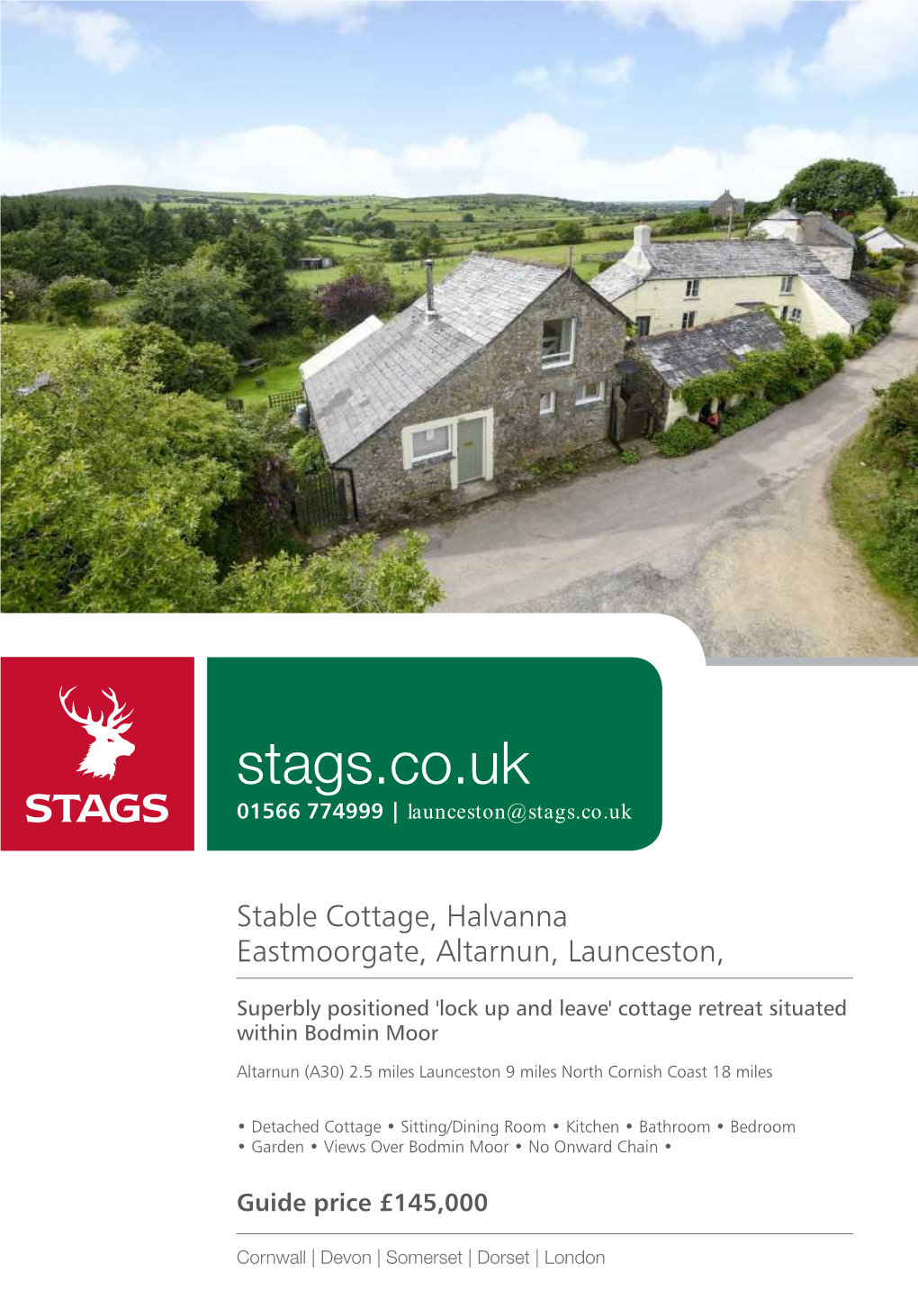 Stable Cottage, Halvanna Eastmoorgate, Altarnun, Launceston