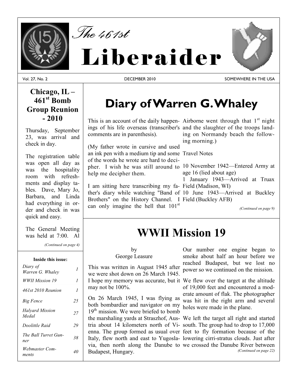 The 461St the 461St Liberaider