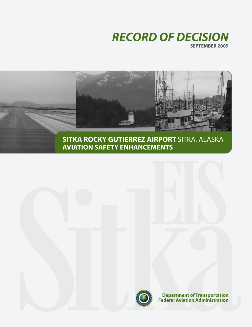 Sitka Rocky Gutierrez Airport Record of Decision