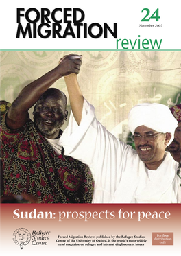 Sudan: Prospects for Peace