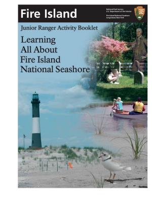 Fire Island National Seashore Junior Ranger Activity Booklet