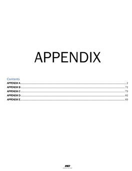 Contents APPENDIX a