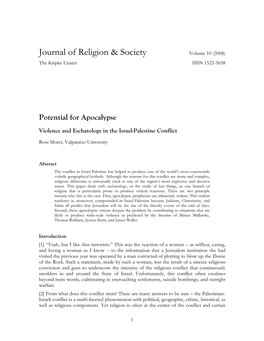 Journal of Religion & Society