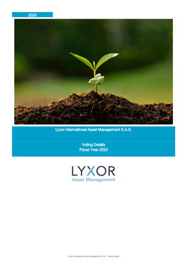 Lyxor International Asset Management S.A.S
