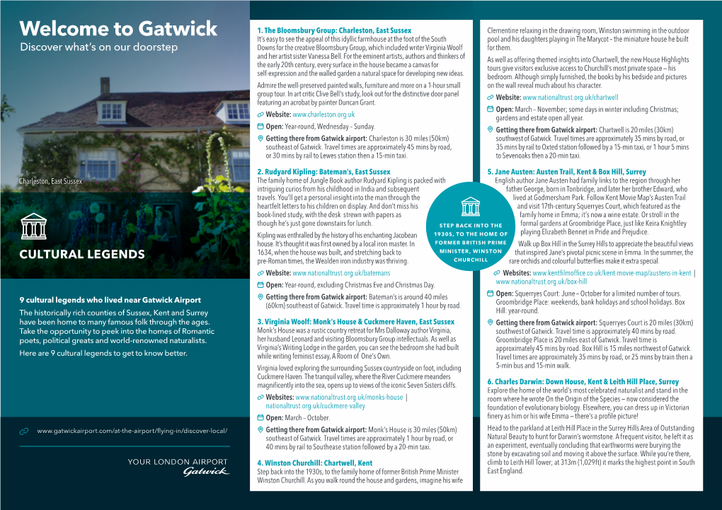 2019-07 Gatwick-Tourism-A4-Itineraries