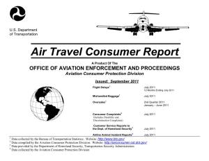 Air Travel Consumer Report