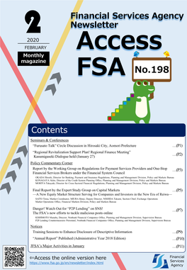 FSA Publishes English Translation of Monthly Magazine, Access FSA No