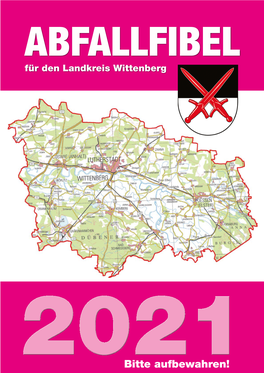 Abfallfibel Landkreis Wittenberg 2021