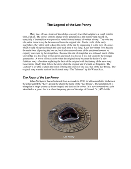 The Legend of the Lee Penny