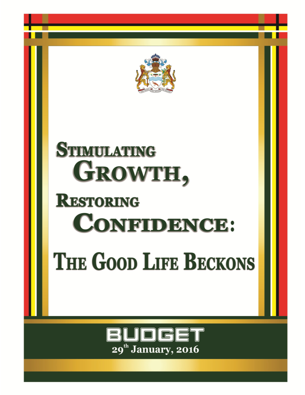 Budget Speech 2016