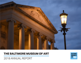 The Baltimore Museum of Art 2018 Annual Report