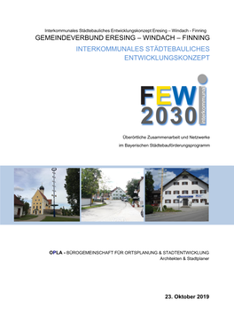 Gemeindeverbund Eresing – Windach – Finning Interkommunales Städtebauliches Entwicklungskonzept