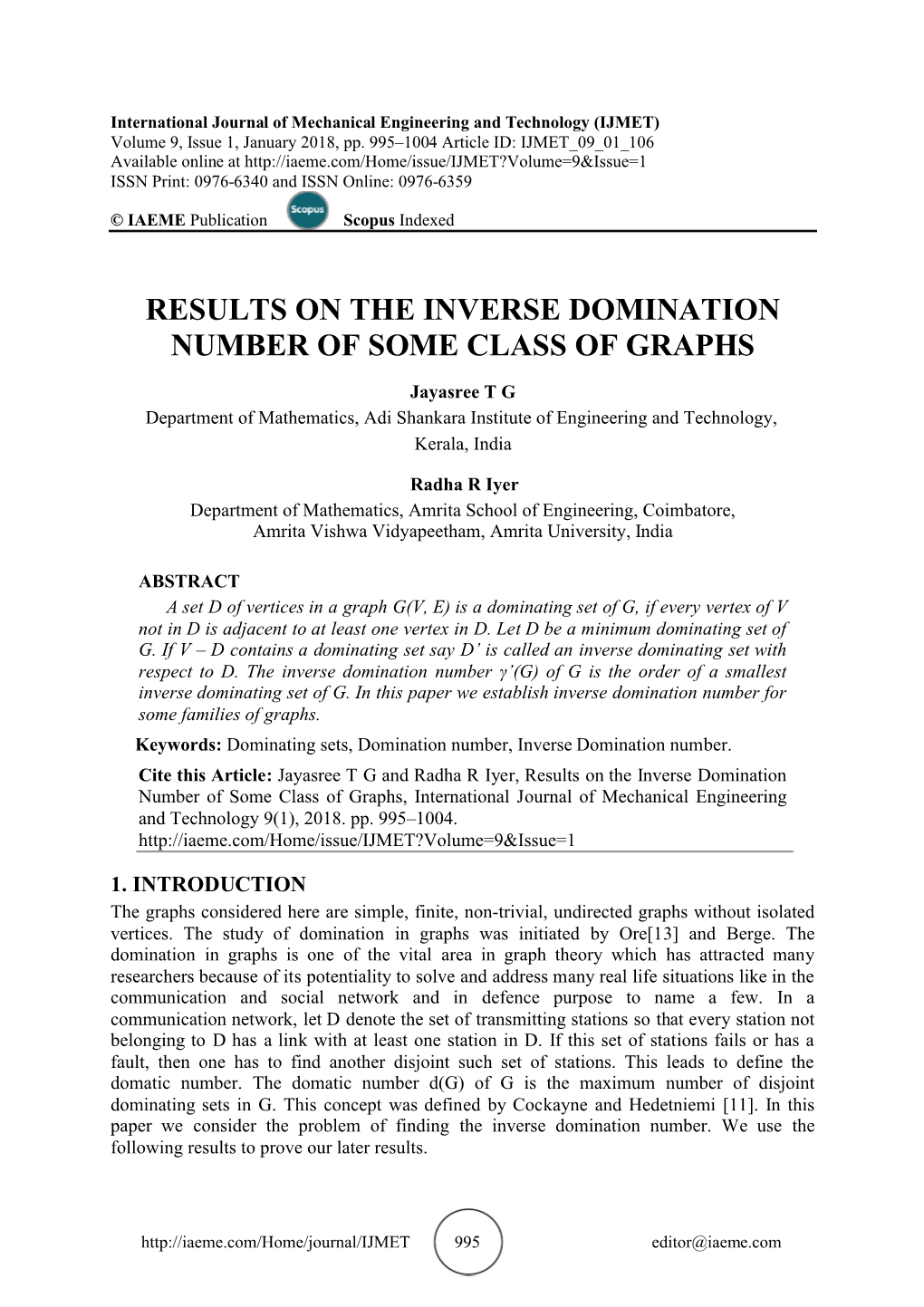 Results on the Inverse Domination Number of Some Class of Graphs