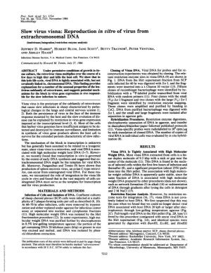 Extrachromosomal DNA (Lentiviruses/Integration/Restriction Enzyme Analysis) JEFFREY D