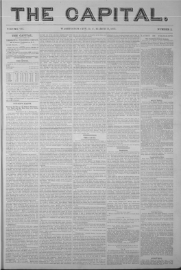 Yolüme Vii. Washington City, Dc, March 11, 1877. Number 2