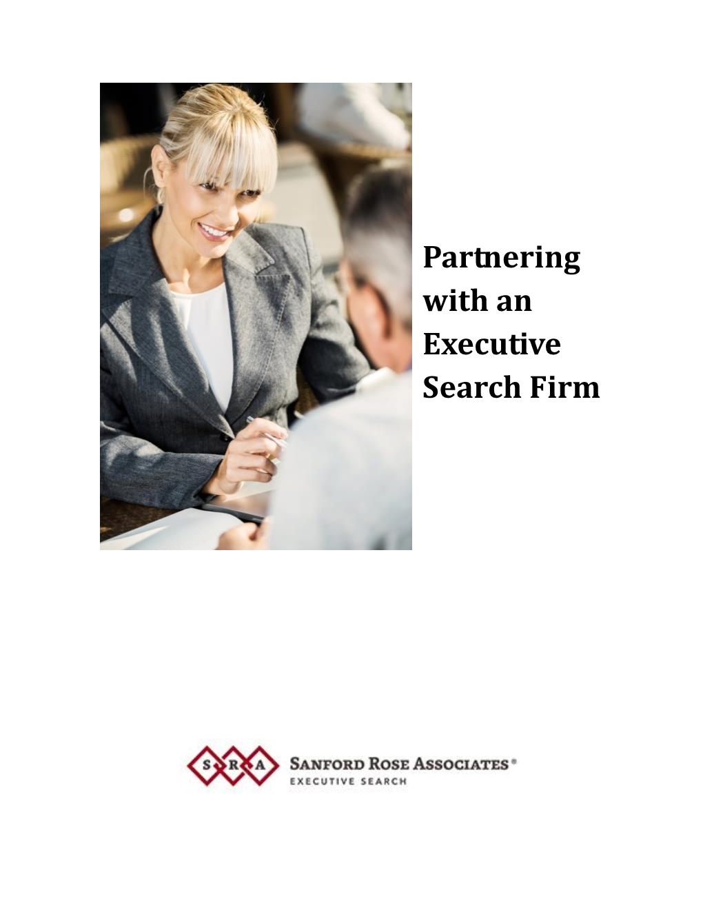 Partnering with an Executive Search Firm