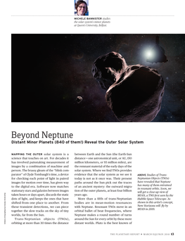 Beyond Neptune Distant Minor Planets (840 of Them!) Reveal the Outer Solar System