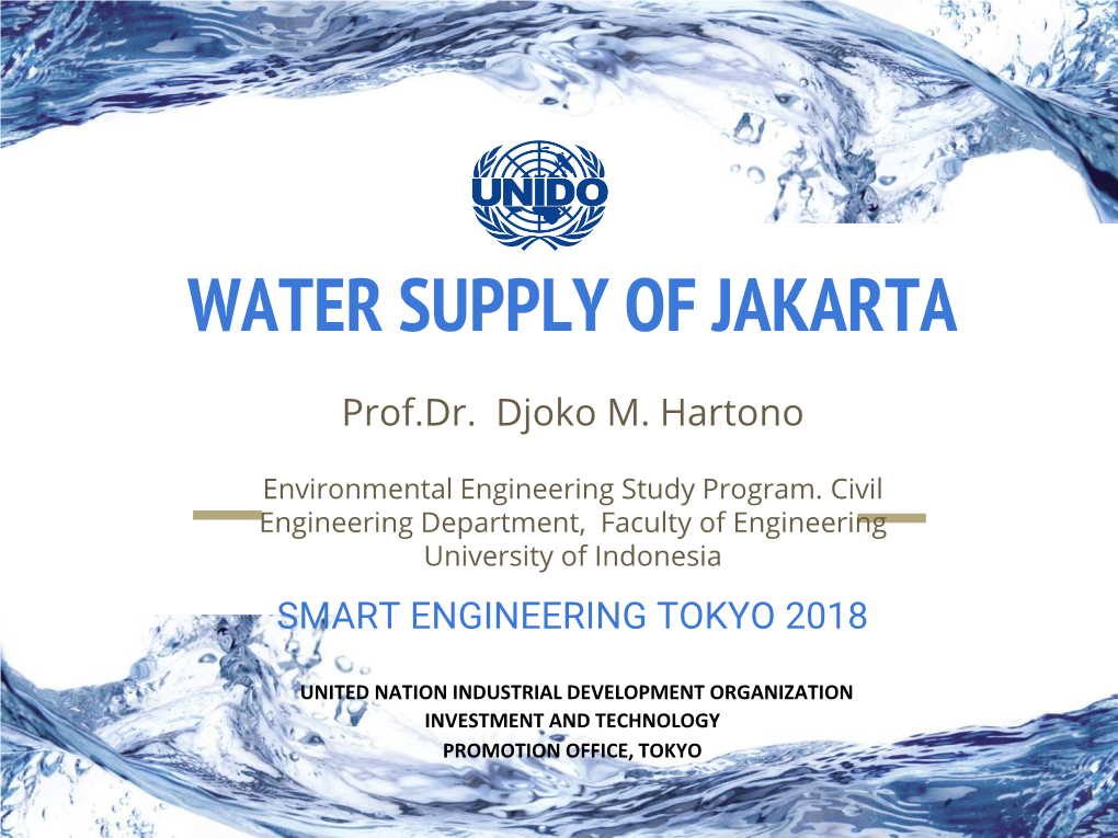 Water Supply of Jakarta