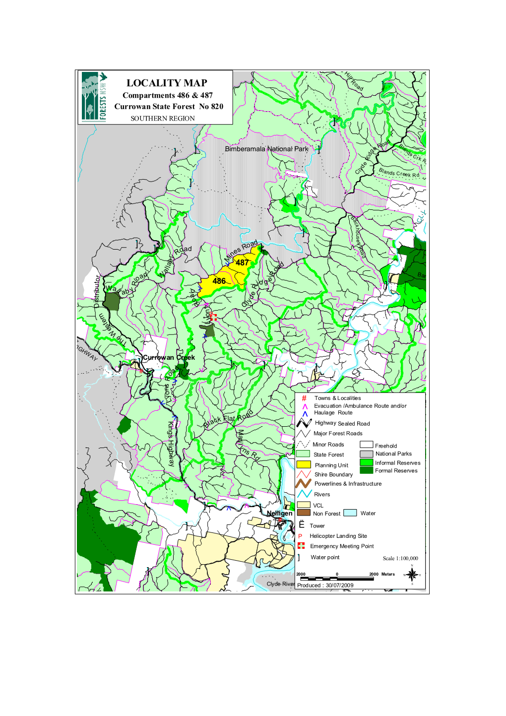 Currowan State Forest Compartment 486 & 487