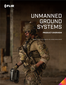 Unmanned Ground Systems Product Overview