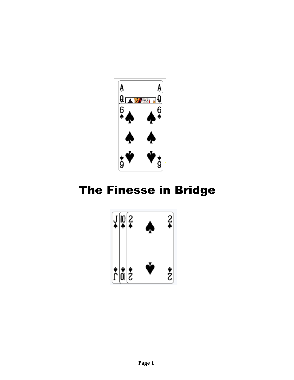 The Finesse in Bridge