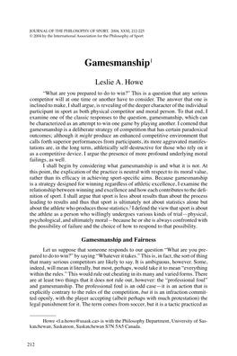 Gamesmanship1