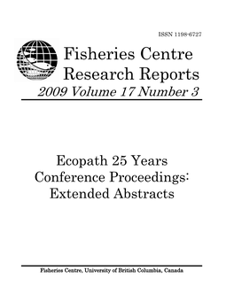 Ecopath 25 Years Conference Proceedings: Extended Abstracts