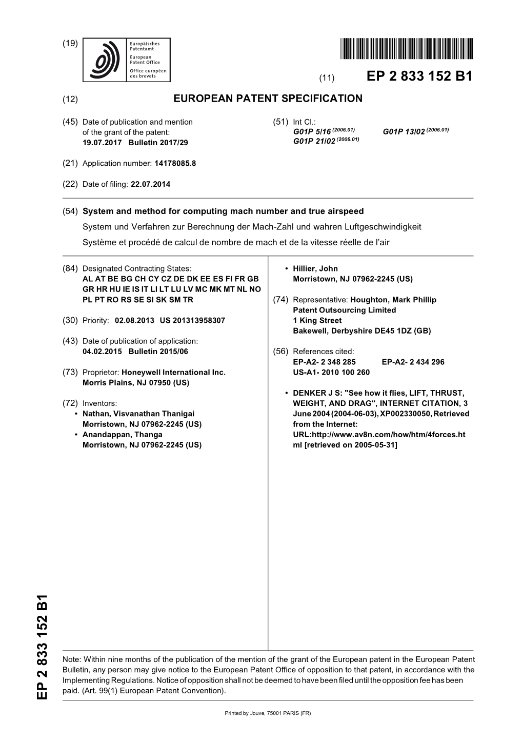 System and Method for Computing Mach Number and True Airspeed