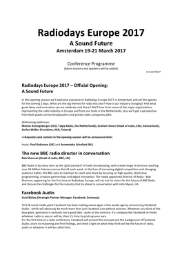 RDE 2017 Programme 10