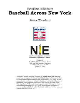 Baseball Across New York