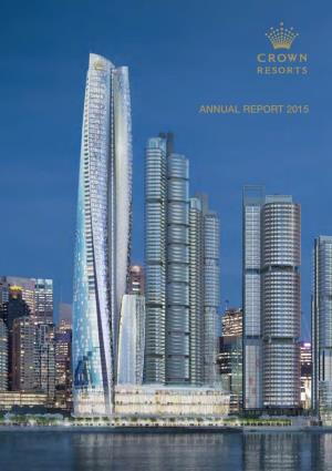 ANNUAL REPORT 2015 Contents