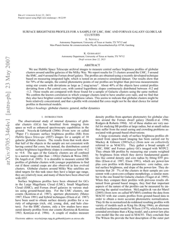 Arxiv:0705.3464V1