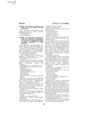 7 CFR Ch. I (1–1–16 Edition) § 205.604