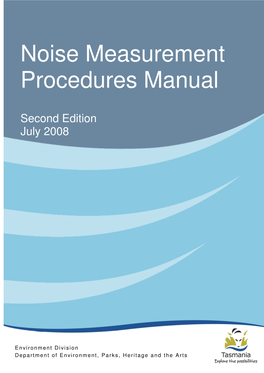 Noise Measurement Procedures Manual