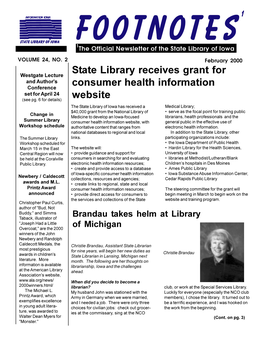 State Library Receives Grant for Consumer Health Information Website