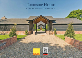 Lordship House WEST WRATTING • CAMBRIDGE