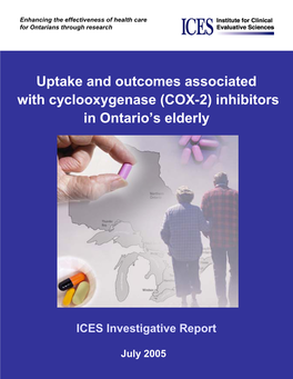 Uptake and Outcomes Associated with Cyclooxygenase (COX-2) Inhibitors in Ontario’S Elderly