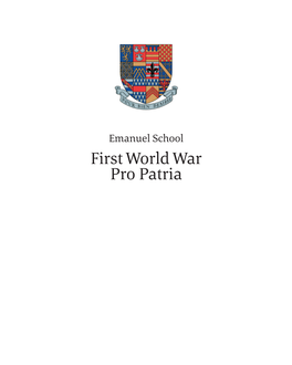 First World War Pro Patria Beaumont, Victor Charles (EM12–13 Dob - a - - B - 19.04.1899) Regiment and Rank Unknown