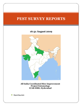 Pest Survey Reports