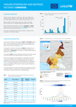 Cholera Epidemiology and Response Factsheet Cameroon