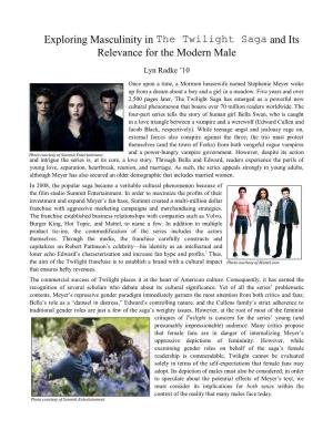 Exploring Masculinity in the Twilight Saga and Its Relevance for the Modern Male