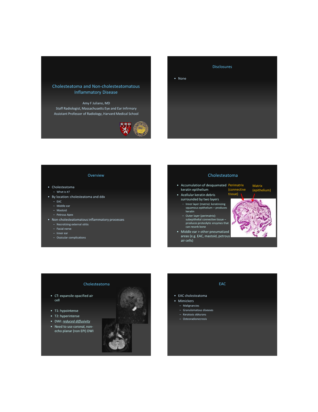 Cholesteatoma and Non-Cholesteatomatous Inflammatory Disease