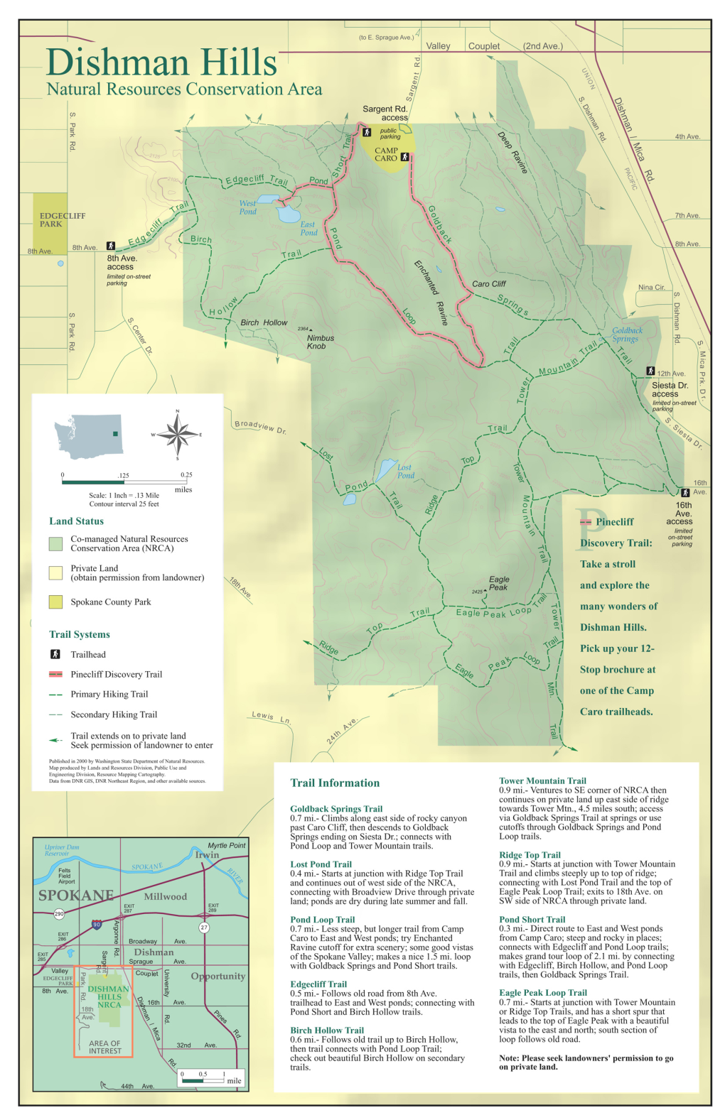 Dishman Hills NRCA Trail