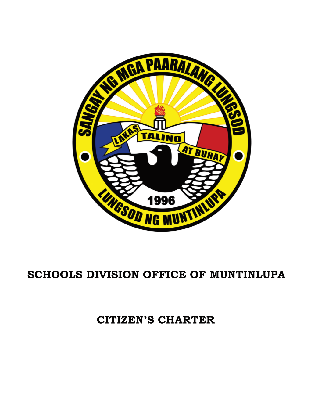 Schools Division Office of Muntinlupa Citizen's Charter