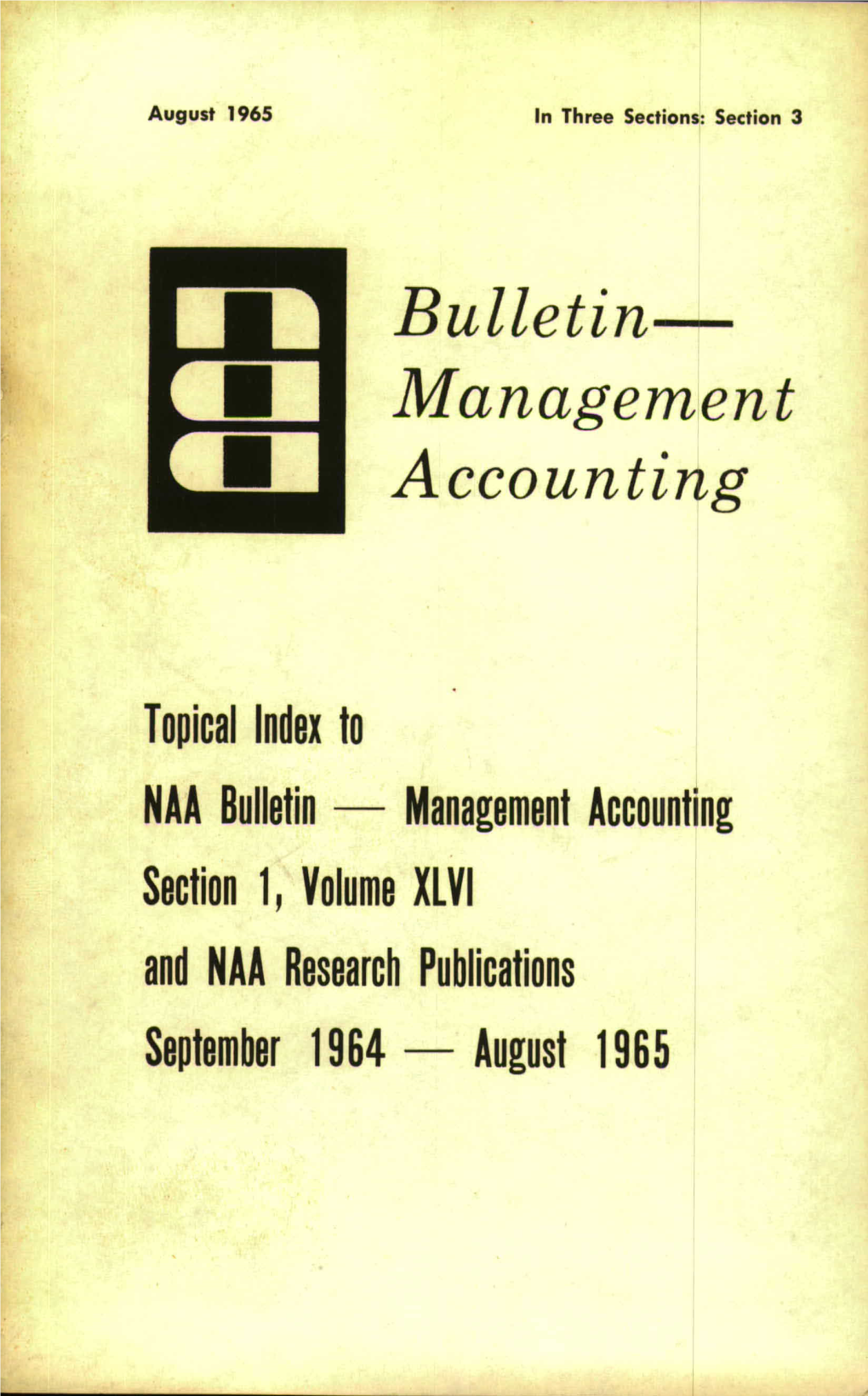 Bulletin 0 Management Accounting