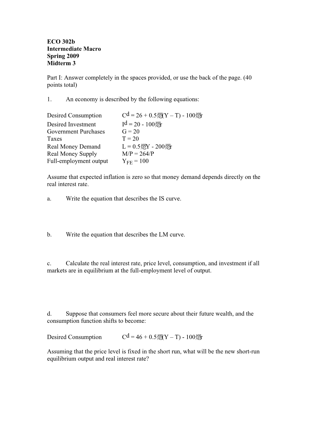 Intermediate Macro s1