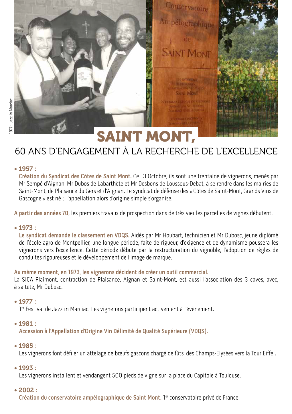 60 Ans D'engagement : En Savoir Plus