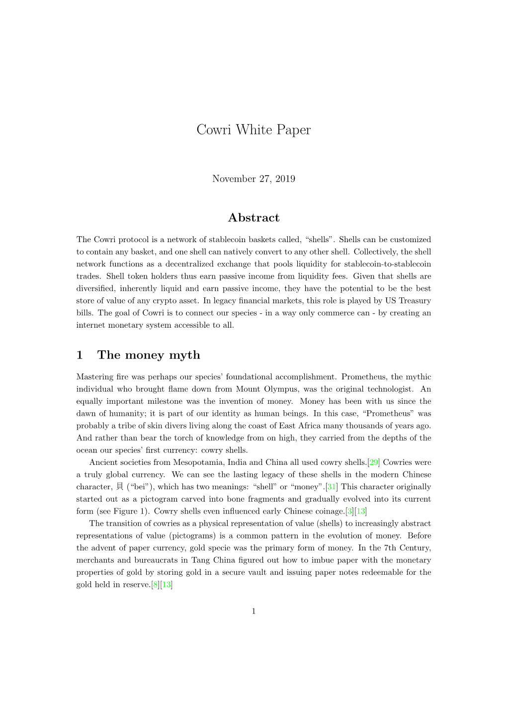 Cowri White Paper