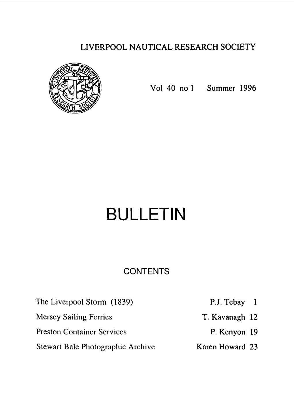 Bulletin-Vol-40-1996.Pdf